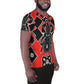 DMV 0017 Boho All-Over Print Men's Athletic T-shirt