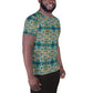 DMV 0254 Chic Boho All-Over Print Men's Athletic T-shirt