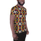 DMV 0142 Geo Boho All-Over Print Men's Athletic T-shirt