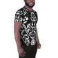 DMV 0140 Boho All-Over Print Men's Athletic T-shirt