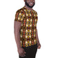 DMV 0176 Chic Boho All-Over Print Men's Athletic T-shirt