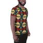 DMV 0186 Geo Boho All-Over Print Men's Athletic T-shirt