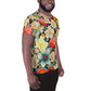 DMV 0260 Floral All-Over Print Men's Athletic T-shirt