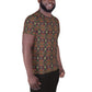 DMV 0198 Chic Boho All-Over Print Men's Athletic T-shirt