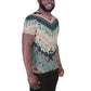 DMV 0306 Boho All-Over Print Men's Athletic T-shirt