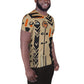 DMV 0202 Boho All-Over Print Men's Athletic T-shirt