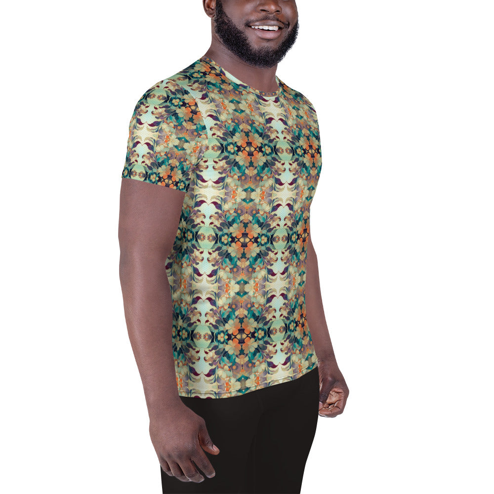 DMV 0408 Chic Boho All-Over Print Men's Athletic T-shirt