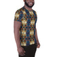 DMV 0406 Conceptual Artsy All-Over Print Men's Athletic T-shirt