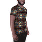 DMV 0188 Conceptual Artsy All-Over Print Men's Athletic T-shirt