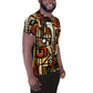 DMV 0505 Retro Art All-Over Print Men's Athletic T-shirt