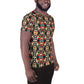 DMV 0510 Geo Boho All-Over Print Men's Athletic T-shirt