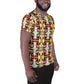 DMV 0517 Chic Boho All-Over Print Men's Athletic T-shirt