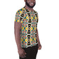 DMV 0342 Vintage Artsy All-Over Print Men's Athletic T-shirt