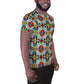 DMV 0921 Vintage Artsy All-Over Print Men's Athletic T-shirt