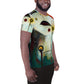 DMV 1213 Retro Art All-Over Print Men's Athletic T-shirt