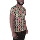 DMV 0973 Chic Boho All-Over Print Men's Athletic T-shirt