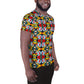 DMV 0948 Vintage Artsy All-Over Print Men's Athletic T-shirt