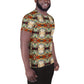 DMV 1435 Chic Boho All-Over Print Men's Athletic T-shirt