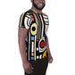 DMV 0460 Boho All-Over Print Men's Athletic T-shirt