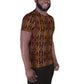 DMV 1861 Classic Boho All-Over Print Men's Athletic T-shirt