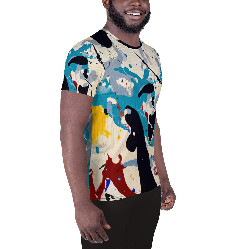 DMV 0603 Avant Garde All-Over Print Men's Athletic T-shirt