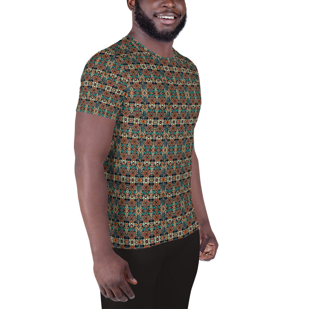 DMV 0818 Chic Boho All-Over Print Men's Athletic T-shirt