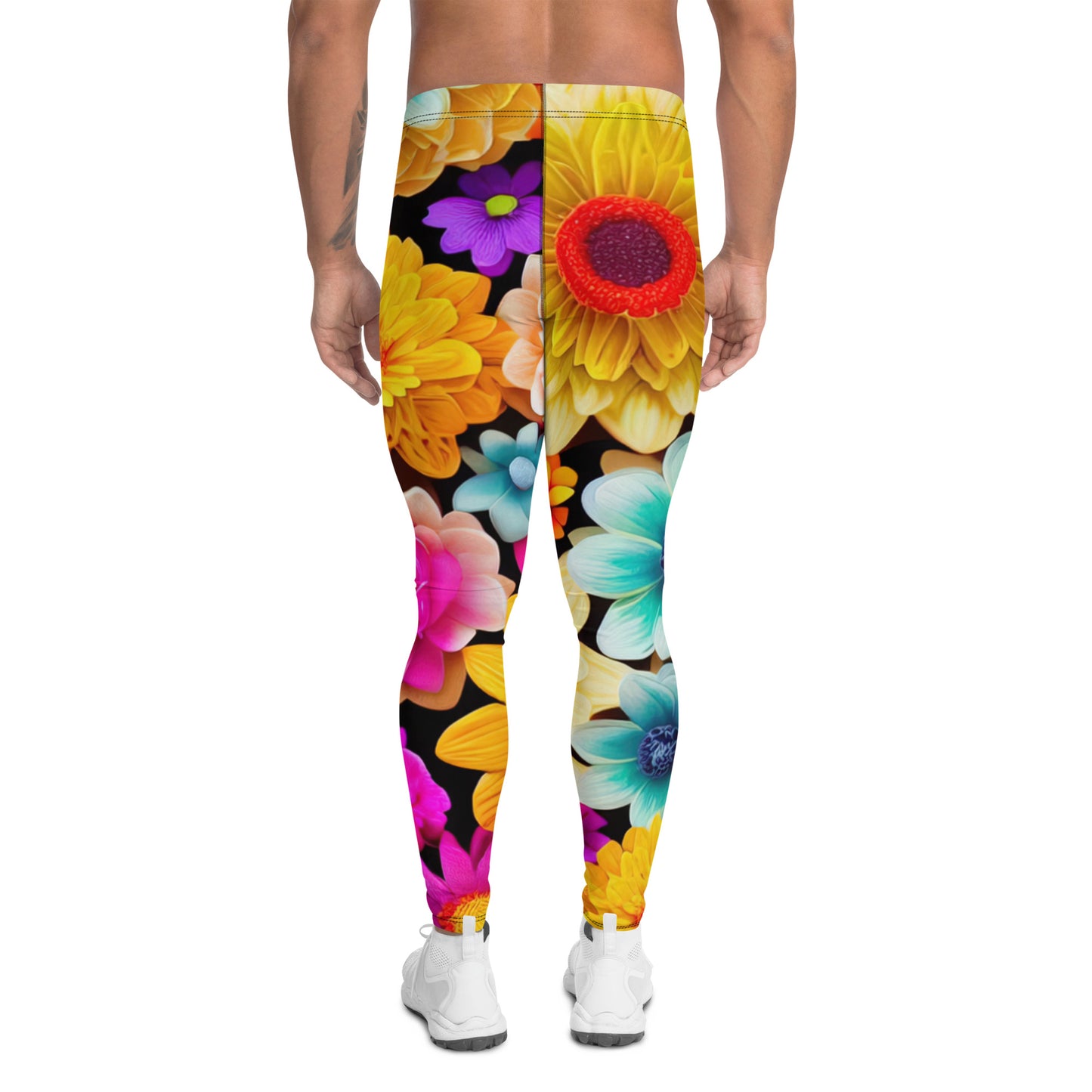 DMV 0238 Floral Men's Leggings