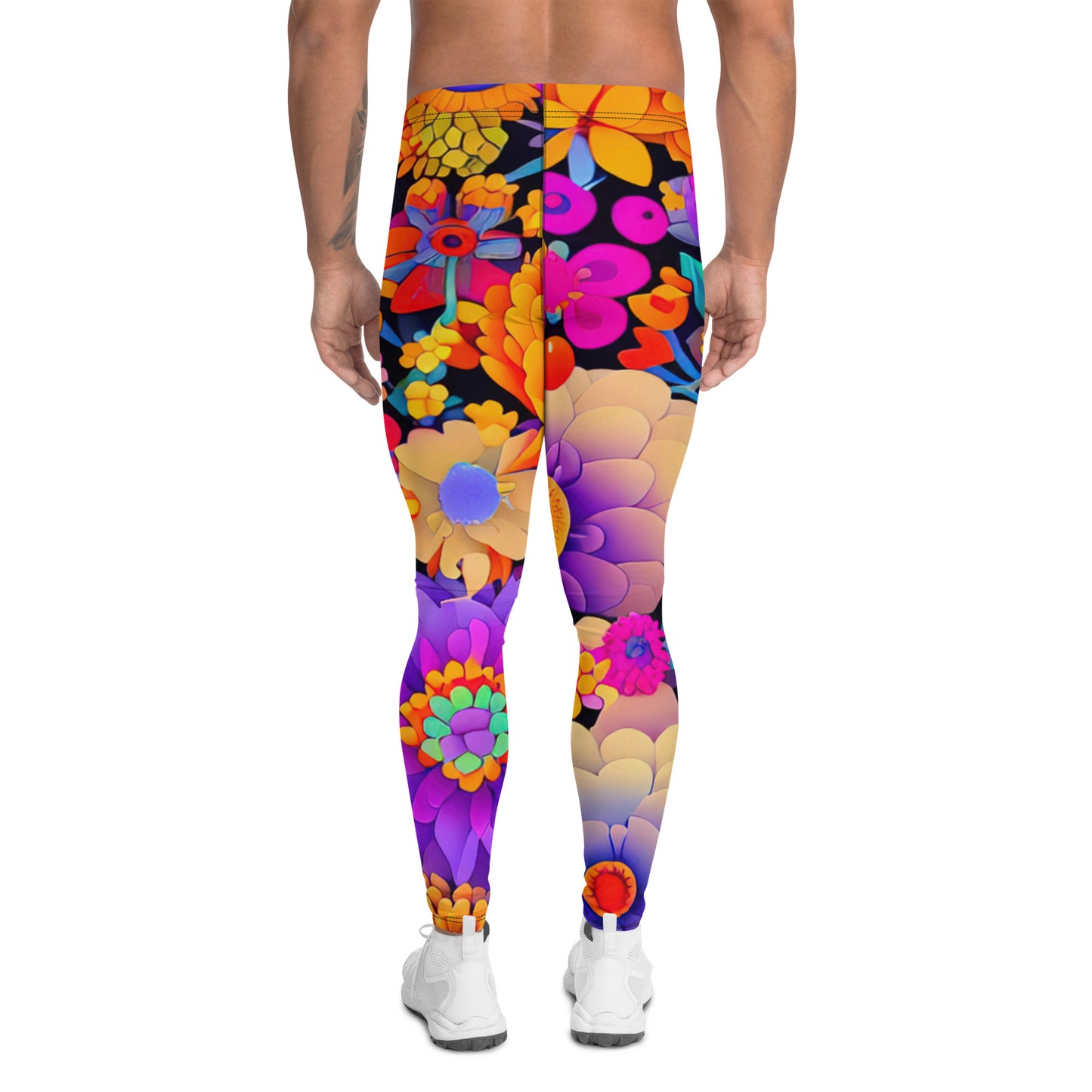 DMV 0220 Floral Men's Leggings