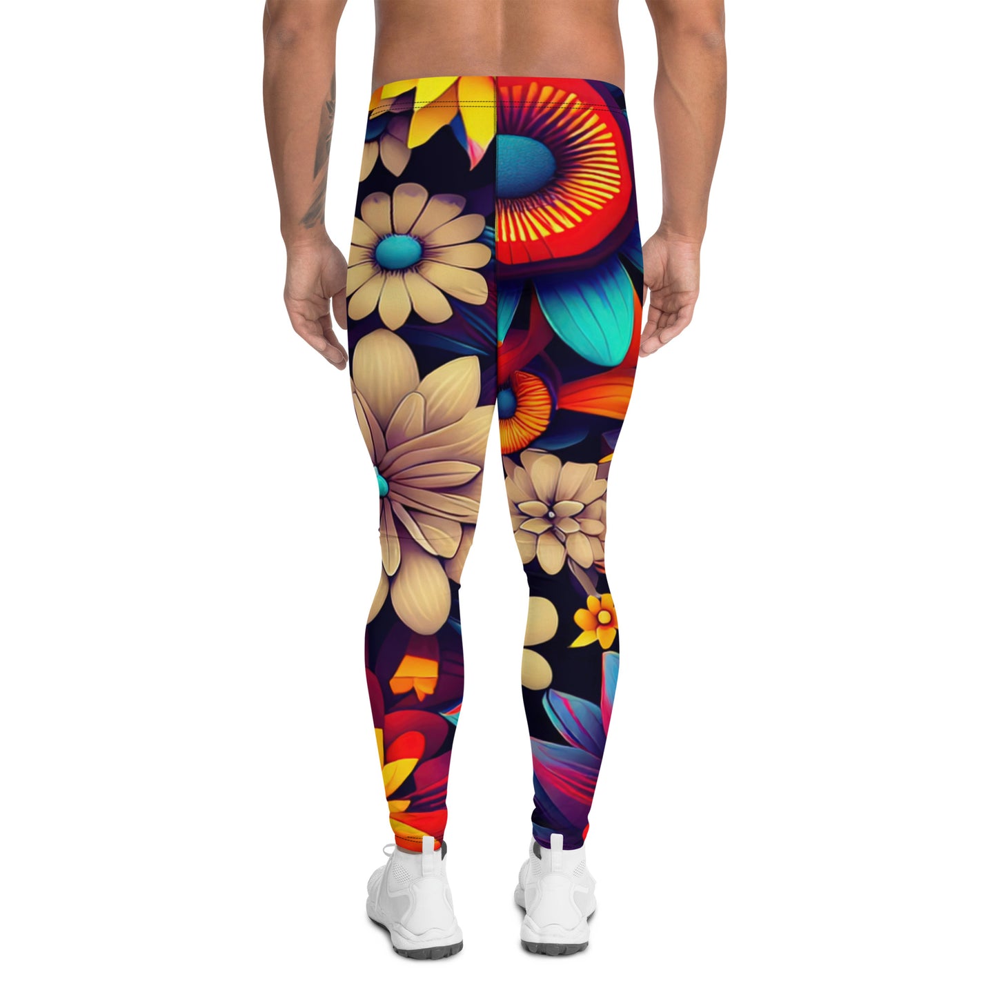 DMV 0080 Floral Men's Leggings