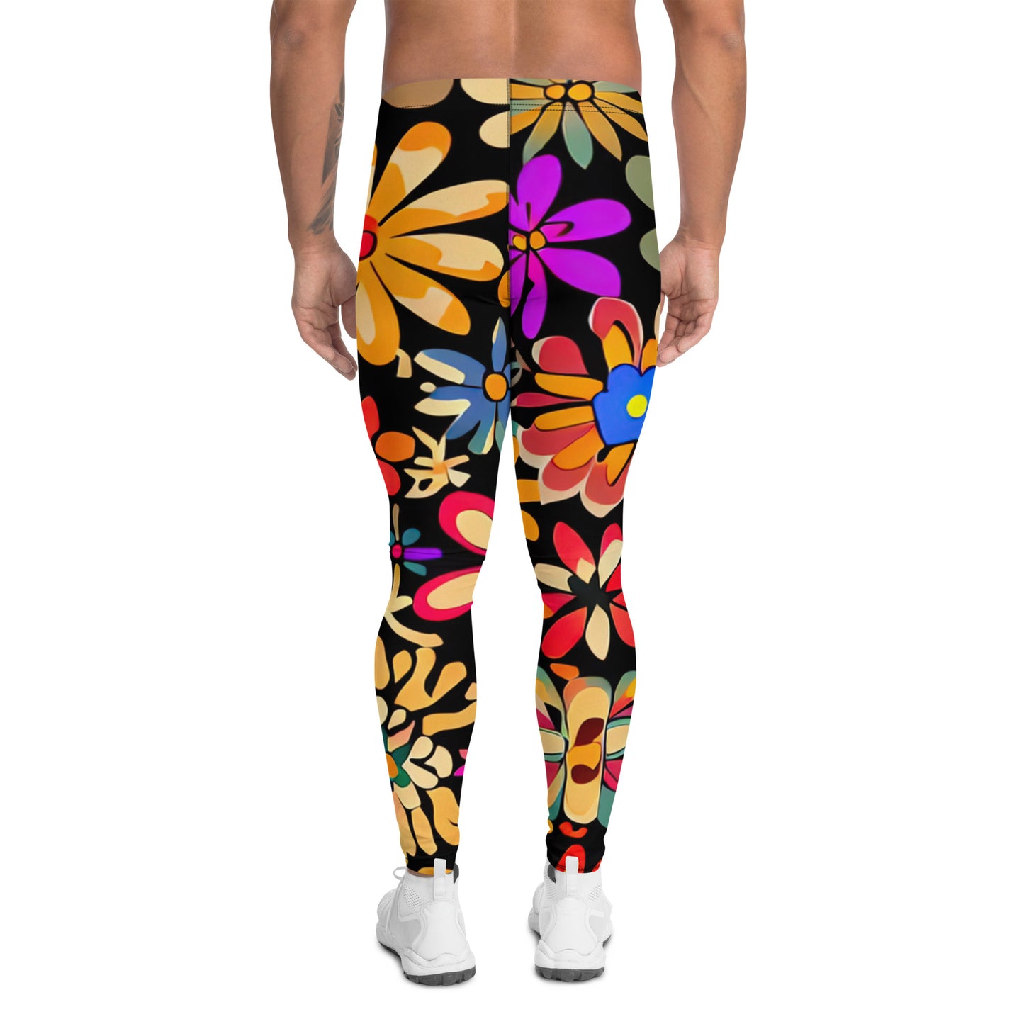 DMV 0101 Floral Men's Leggings