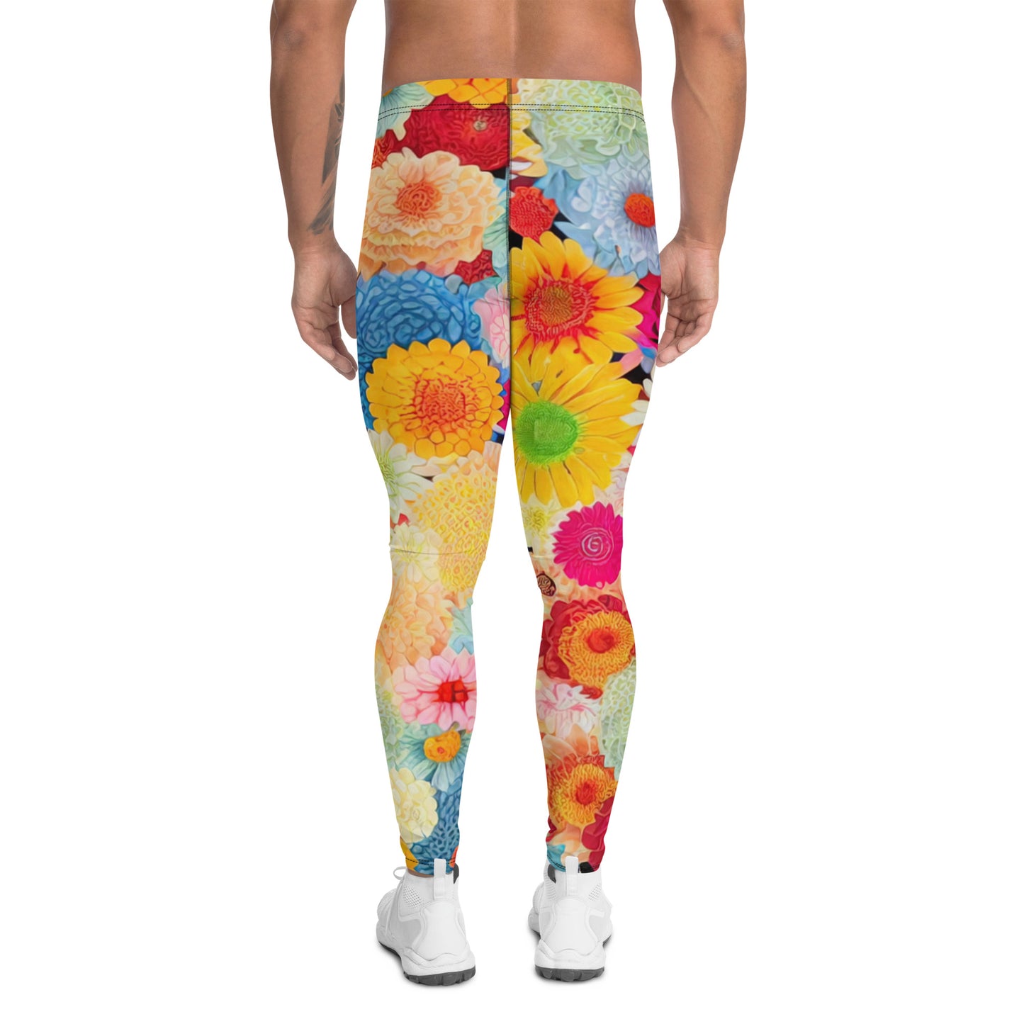 DMV 0106 Floral Men's Leggings