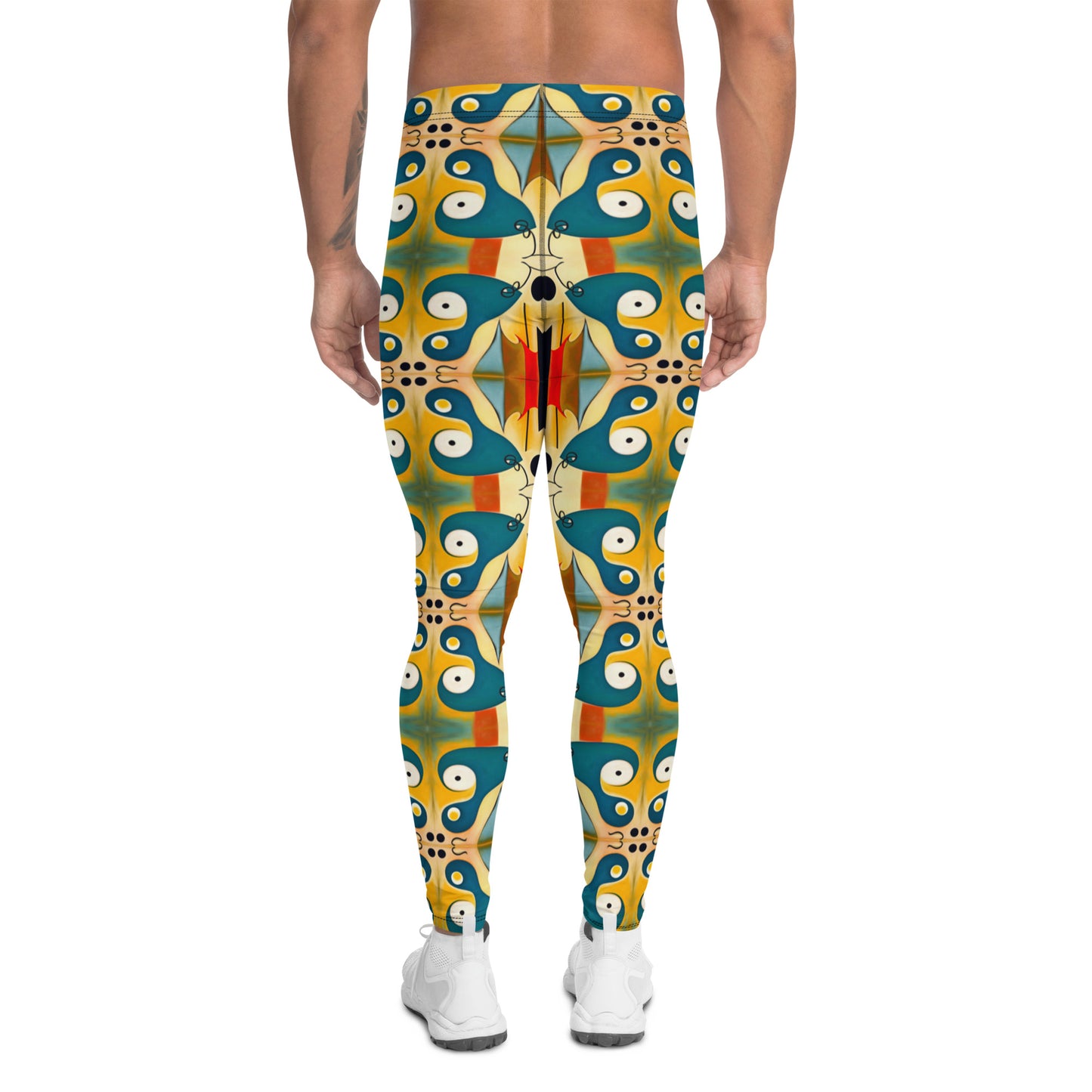 DMV 1526 Vintage Artsy Men's Leggings