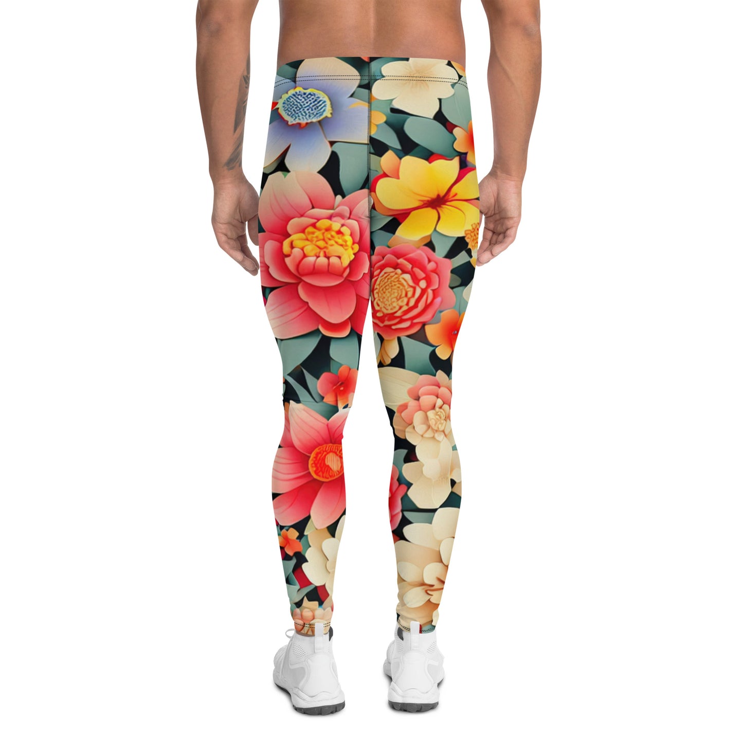 DMV 0260 Floral Men's Leggings