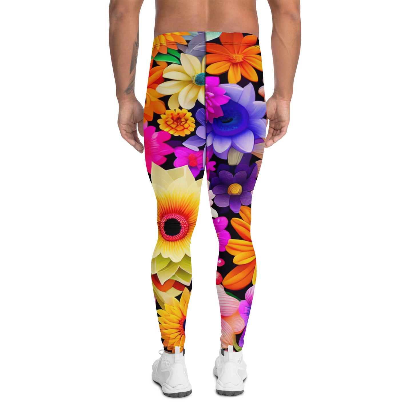 DMV 0627 Floral Men's Leggings