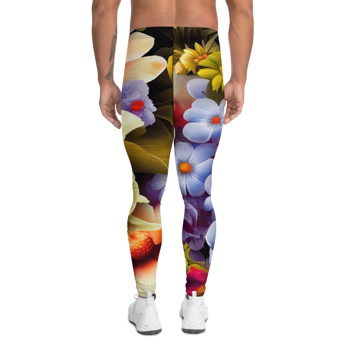 DMV 1175 Floral Men's Leggings