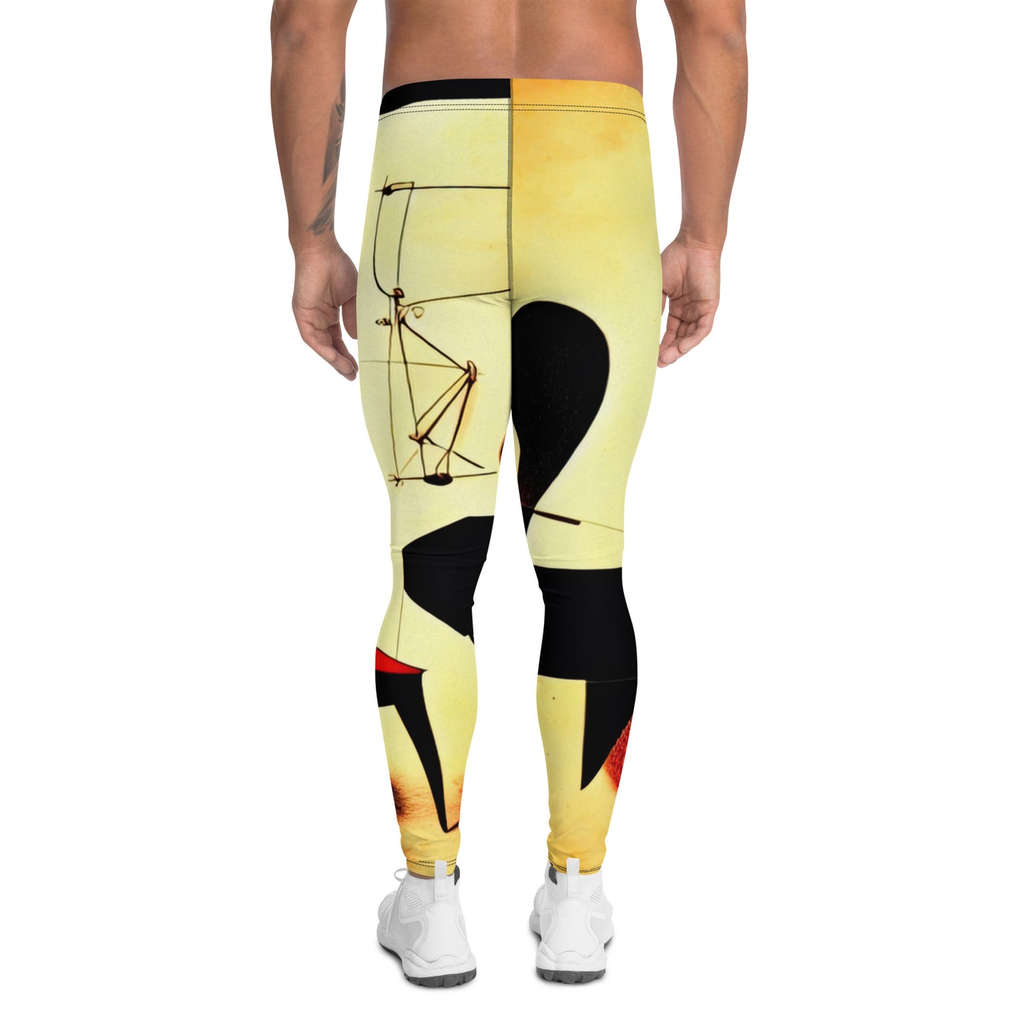 DMV 1641 Retro Art Men's Leggings