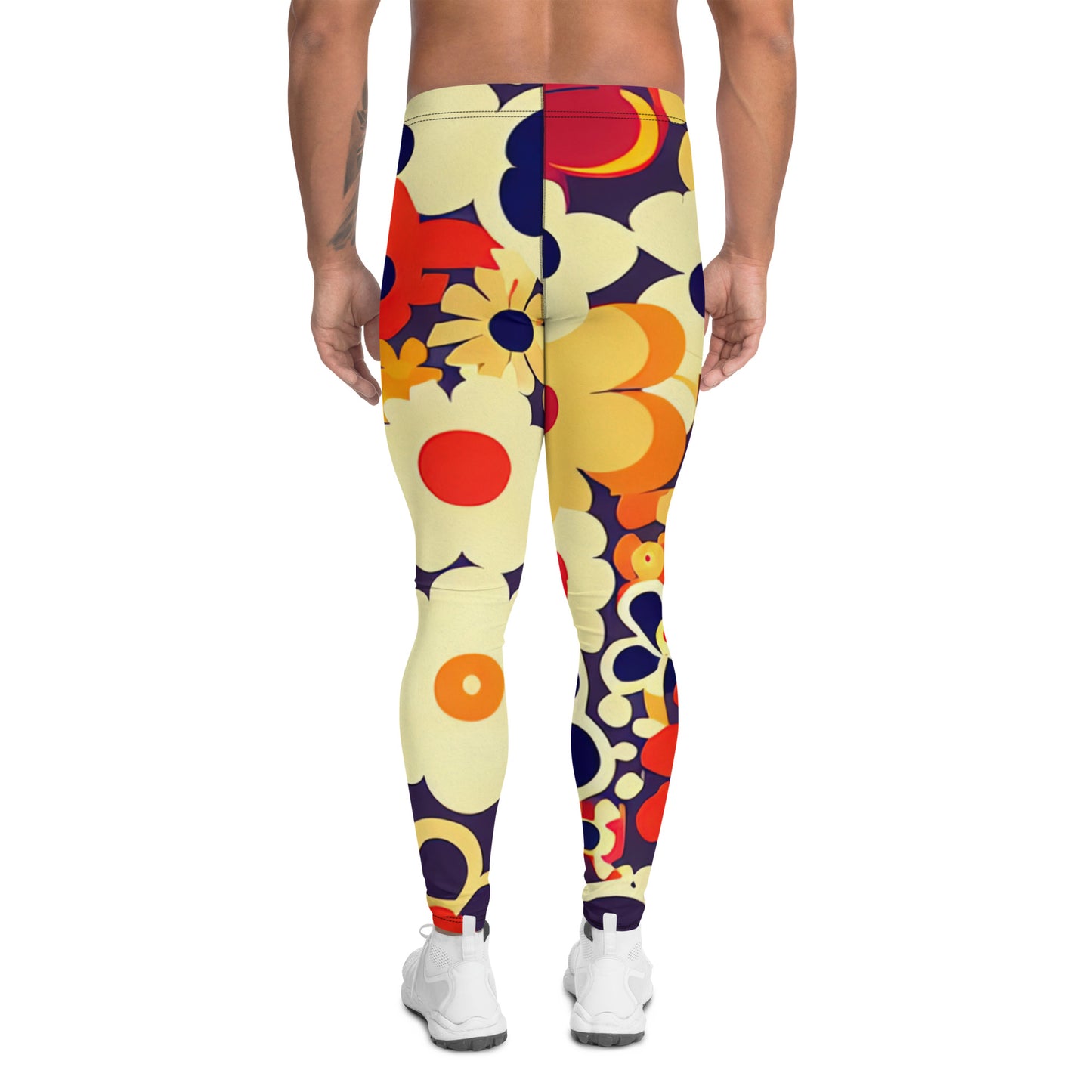 DMV 1333 Floral Men's Leggings