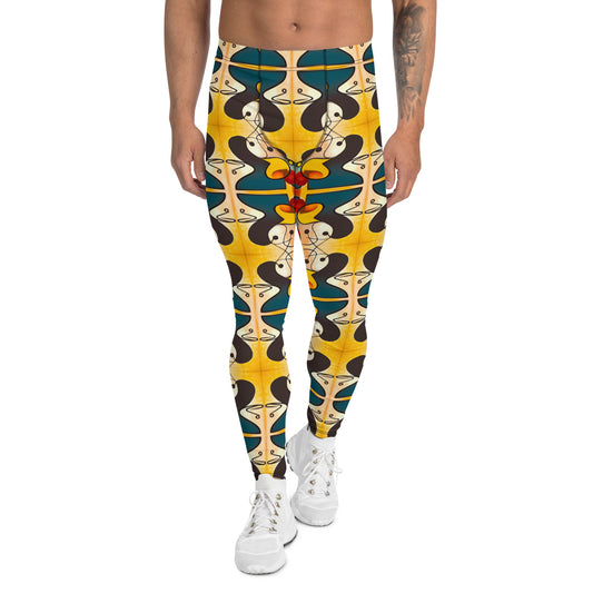 DMV 0281 Vintage Artsy Men's Leggings