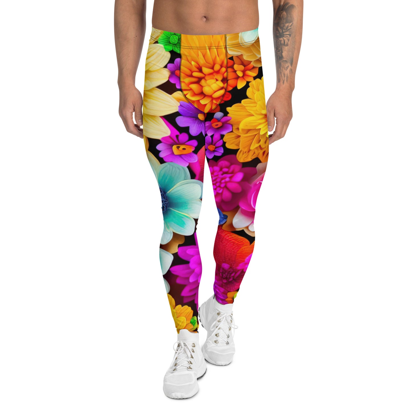 DMV 0238 Floral Men's Leggings