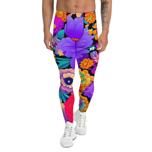 DMV 0220 Floral Men's Leggings