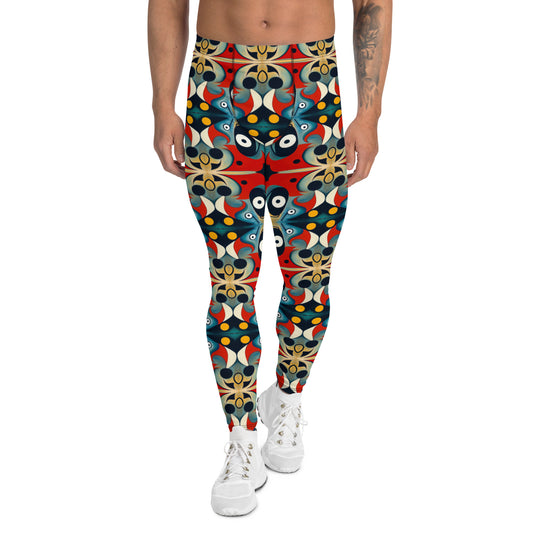 DMV 0269 Vintage Artsy Men's Leggings