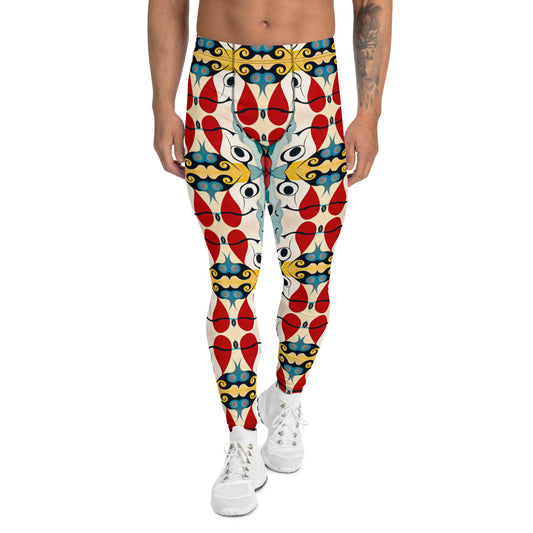 DMV 0230 Vintage Artsy Men's Leggings