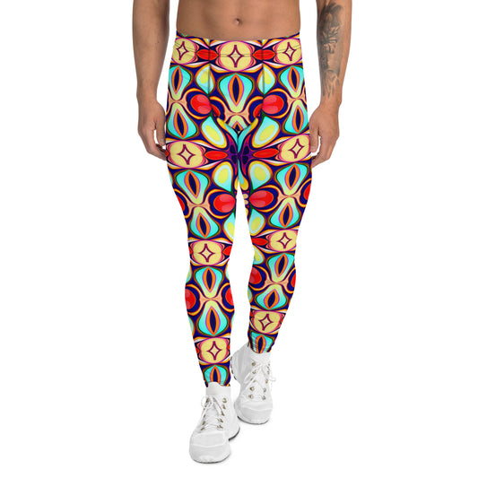 DMV 0036 Vintage Artsy Men's Leggings