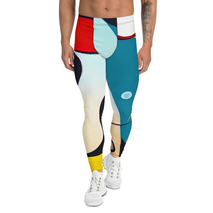 DMV 0037 Retro Art Men's Leggings