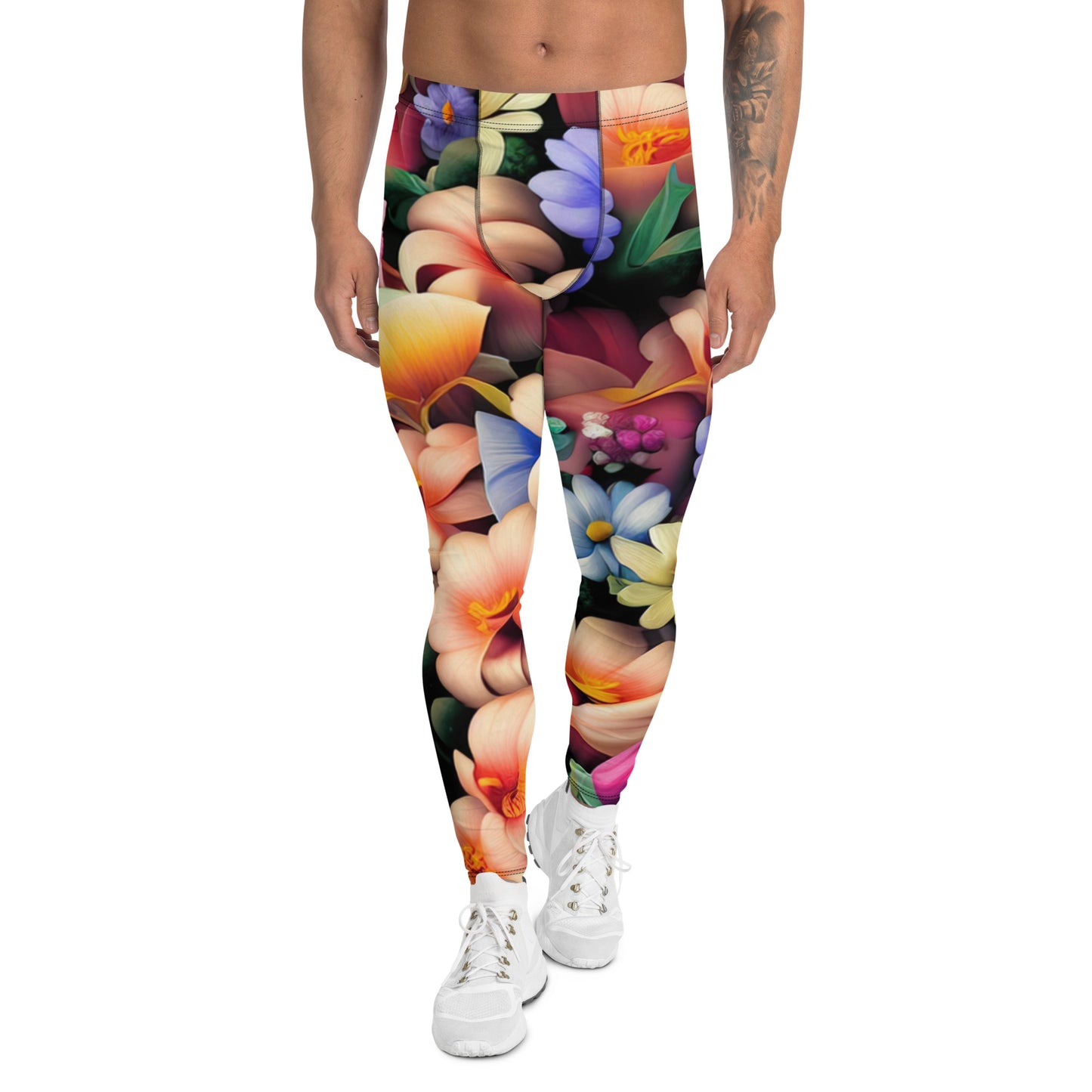 DMV 0043 Floral Men's Leggings