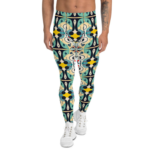 DMV 0076 Vintage Artsy Men's Leggings