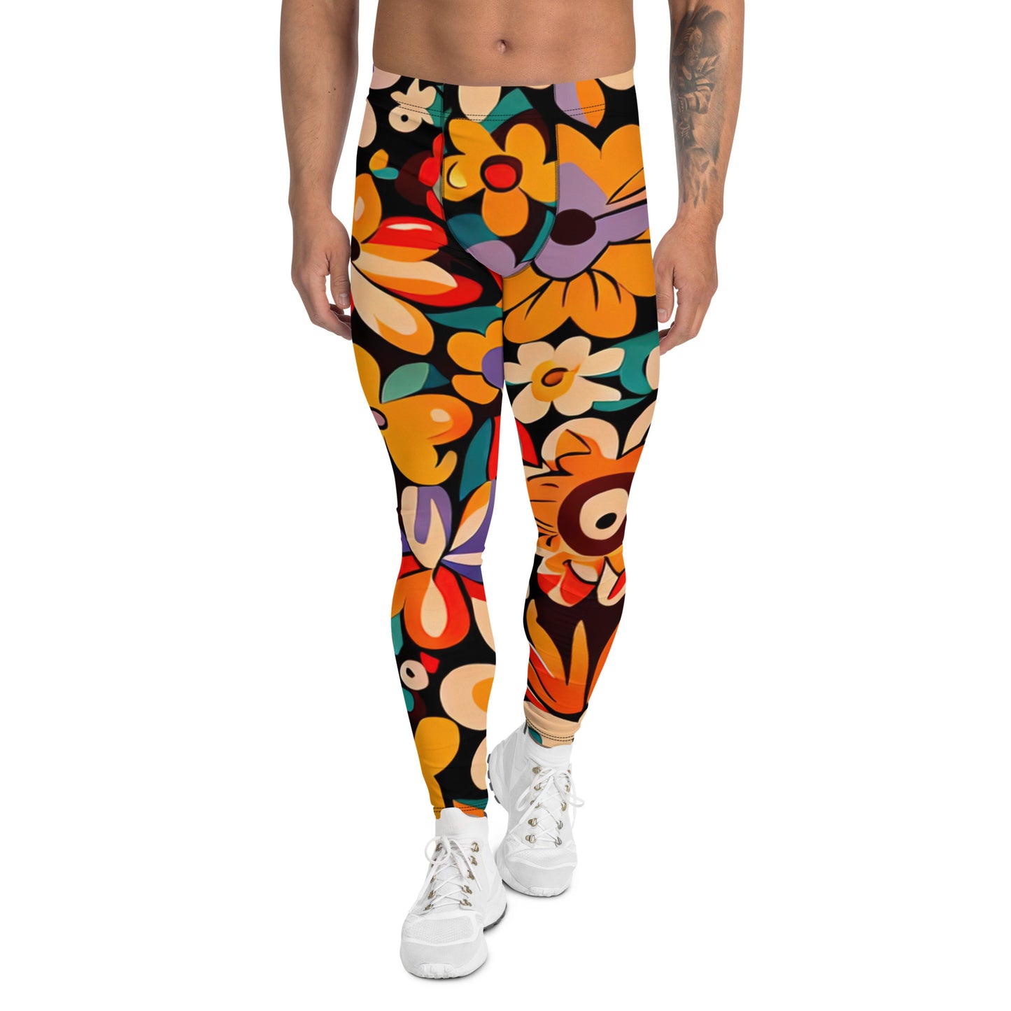 DMV 0029 Floral Men's Leggings