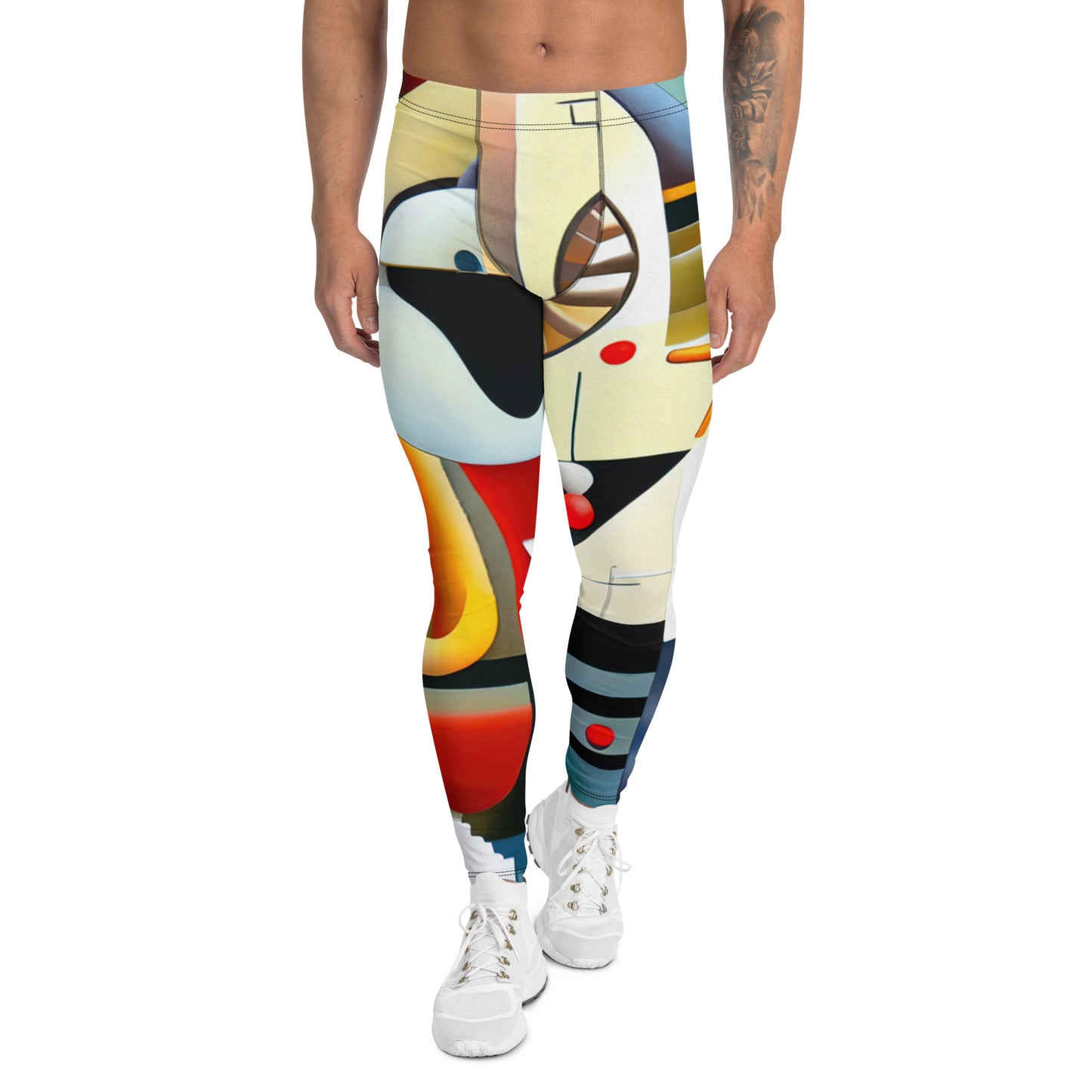 DMV 0022 Retro Art Men's Leggings