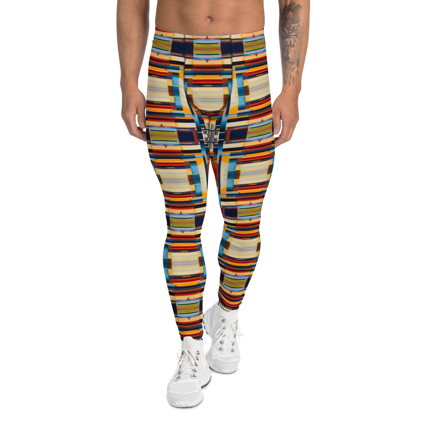 DMV 0244 Geo Boho Men's Leggings