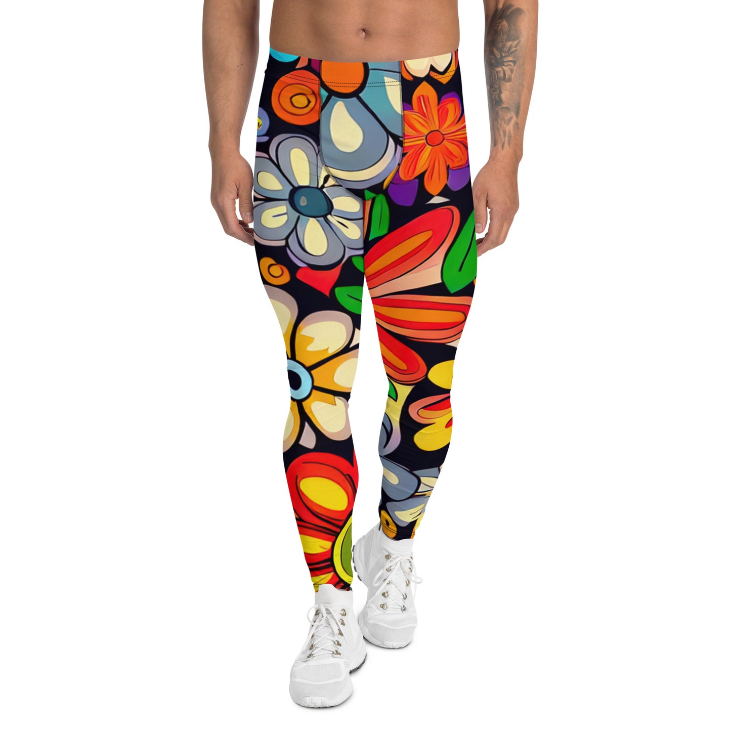 DMV 0018 Floral Men's Leggings